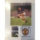 Signed picture of Bobby Charlton the Busby Babe & Manchester United footballer. 